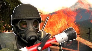 OUR TREE HOUSE CAUGHT FIRE! - Garry's Mod Gameplay - Gmod Firefighter roleplay