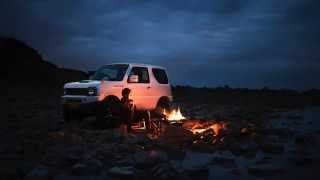 孤高の焚き火時間へ。with APIO Jimny