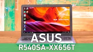 Asus R540SA-XX656T - стильный, легкий ноутбук с ОС windows 10 - Видео демонстрация