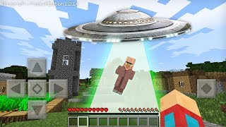ЭТО НЛО НАПАЛО НА ДЕРЕВНЮ ЖИТЕЛЕЙ В МАЙНКРАФТ ПЕ 100% ТРОЛЛИНГ ЛОВУШКА MINECRAFT PE ЗАЩИТА ДЕРЕВНИ