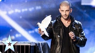 Darcy Oake's jaw-dropping dove illusions | Britain's Got Talent 2014