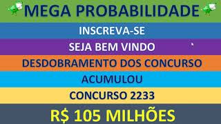 Mega sena concurso 2233