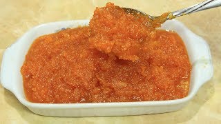 طريقة عمل مربى الجزر  بالبرتقال سهل و لذيذ