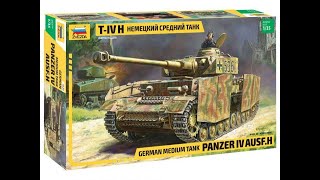 Сборка модели танка PZ4 от компании "Звезда" в масштабе 1/35 часть 4