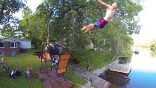 DJI Phantom + GoPro + Russian Swing / Catapult