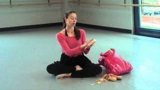 Ballet Pointe Shoes with NCDT Principal Dancer Traci Gilchrest