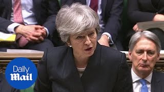 Theresa May makes Brexit statement in the commons after extension