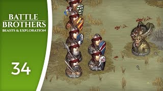 Monsters in the swamp - Let's Play Battle Brothers: Beasts & Exploration #34