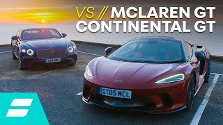 Bentley Continental GT vs McLaren GT: Which Is THE Grand Tourer? 4K