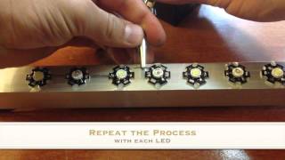 HOW TO: DIY NANO aquarium HIGH power LED light | TonyTanks