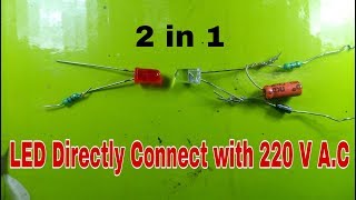 LED Directly Connect With 220v AC Supply.