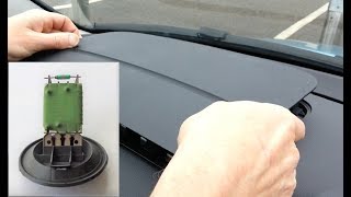 How to Replace Blower Motor Resistor Skoda Roomster Skoda Fabia