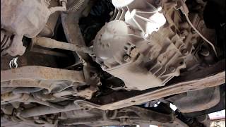 Как снять коробку передач 1часть на Мицубиси РВР N28W Mitsubishi RVR 1993 года