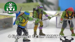 4 figurines Tortues Ninja (Movie 2) - Démo en français