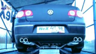 NeX® VW Passat B6. ЭКСКЛЮЗИВ! Глушитель раздвоенный с 4-мя насадками. Лучшее из возможного!