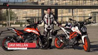 KTM 125/390 Duke 2017| Presentación / Primera Prueba / Test / Review en español | motos.net