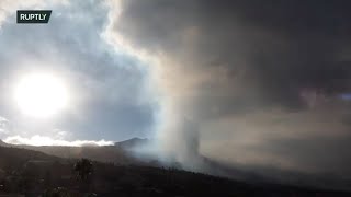 Live from La Palma as Cumbre Vieja volcano continues to erupt