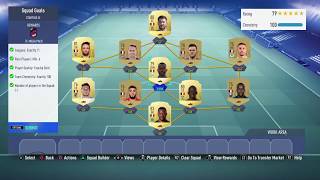FIFA 19 Hybrid Leagues Squad Goals SBC cheapest solution Loyalty Required