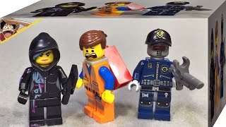 레고 무비 에밋,와일드스타일,로봇 SWAT 요원 70801 미니피규어 소개 LEGO Movie Melting Room minifigures
