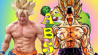 Goku Training in REAL LIFE - the real super sayan training for abs