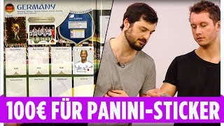 Wie voll bekomme ich mein Panini Stickeralbum für 100 Euro?