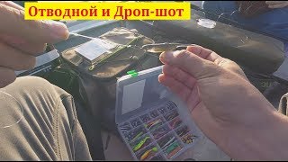 Ловля окуня на отводной поводок и дроп-шот. Отчёт с рыбалки