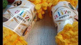 Самый простой узор из Ализе Пуффи Puffy обзор