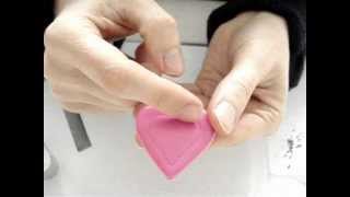 Polymer Clay Tutorial: Tarina Tarantino Inspired Pink Heart Ring (Or Pendant) with Rhinestones