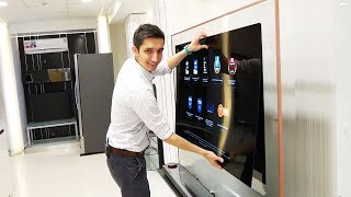 Отклеиваем от стены телевизор-обои LG OLED W