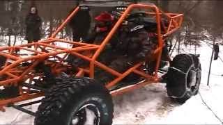 Багги зимой. buggy winter off road