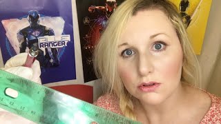 ASMR Head and Face Measuring for Power Rangers/ Super Sentai Helmet | Gloves, Whispering, Tape