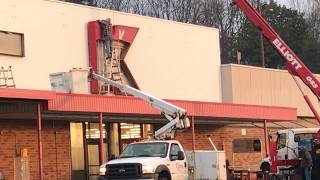The "K" comes down as Kmart closes