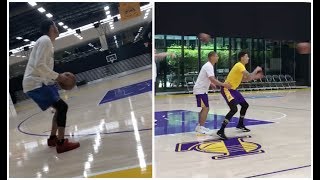 Lonzo Ball seems to have fixed his 3 point shot, Kyle Kuzma & Josh Hart also putting the work in