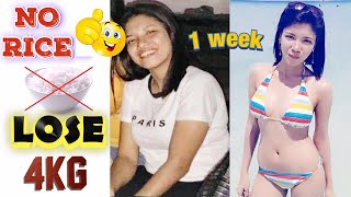 No Rice Challenge for 1 week | Oatmeal and Egg Diet | Paano pumayat ng mabilis