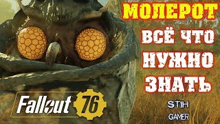 Fallout 76: Всё о МОЛЕРОТАХ ? Полный Разбор Редких Существ