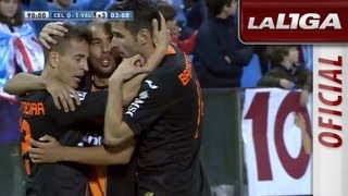 Gol de Nelson Valdez (0-1) en el Celta de Vigo - Valencia CF - HD