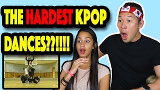 THE HARDEST KPOP DANCES REACTION VIDEO!