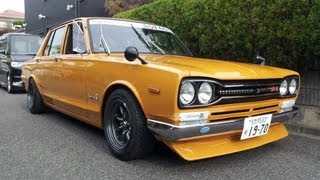 ハコスカ　仕事帰り①　箱スカ　GC10　旧車　L型　JDM JCCS HAKOSUKA　SKYLINE HAKOSUKA SKYLINE NISSAN DATSUN