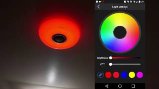 BB Bluetooth Ceiling Light and Speaker - Demo and Review