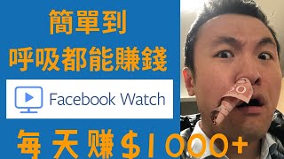 ? Facebook賺錢 2020 | 如何不拍視頻簡單的在Facebook Watch賺錢