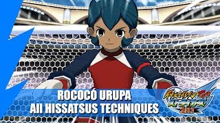 Rococo Urupa - All Hissatsus Techniques | Inazuma eleven GO Strikers 2013
