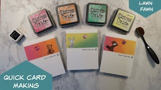 Quick Card Making Ideas