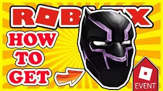 [EVENT] How To Get the Black Panther Mask | Roblox Black Panther Innovation Event - Free Item