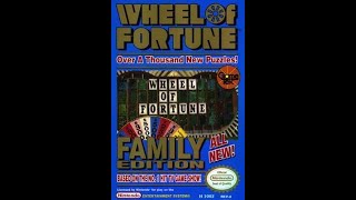 NES Wheel of Fortune Family Edition 4th Run Game #29