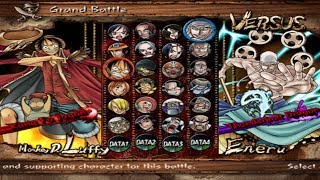 One Piece: Grand Adventure All Characters [PS2]