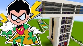 Minecraft - INVADINDO A CASA DOS JOVENS TITANS!! - (Minecraft INVADINDO )