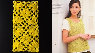 Как соединить мотивы для топика крючком. МК.