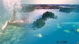 Snow, ice, Fire &. Caribbean sea, underwater world - travel like birds - drone sceneries