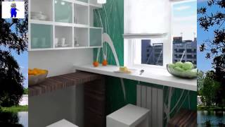 Интерьер маленькой кухни, малогабаритные кухни фото