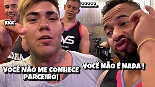 VILÃO FICOU SEM PACIÊNCIA COM FABRIZYZZ NO MEIO DO TREINO